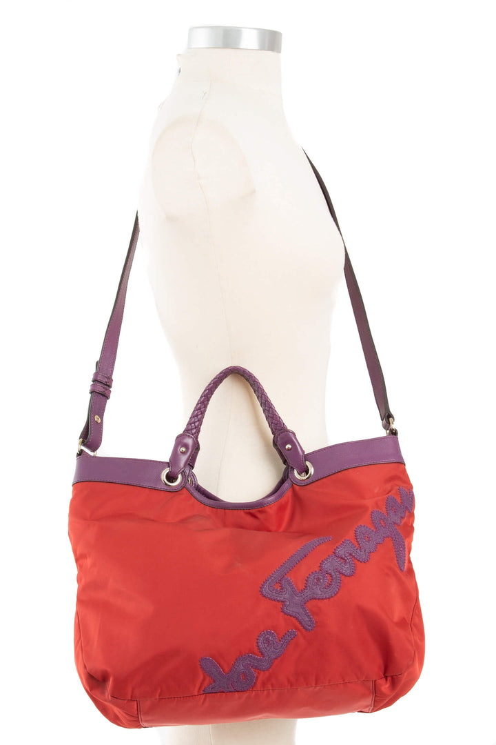 Bolsa Salvatore Ferragamo rojo, detalle 16 – ClosetRehab