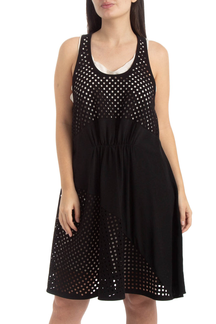 Vestido 3.1 Phillip Lim negro, vista frontal – ClosetRehab