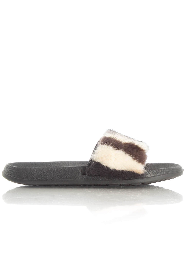 Zapato café y negro, vista frontal – ClosetRehab