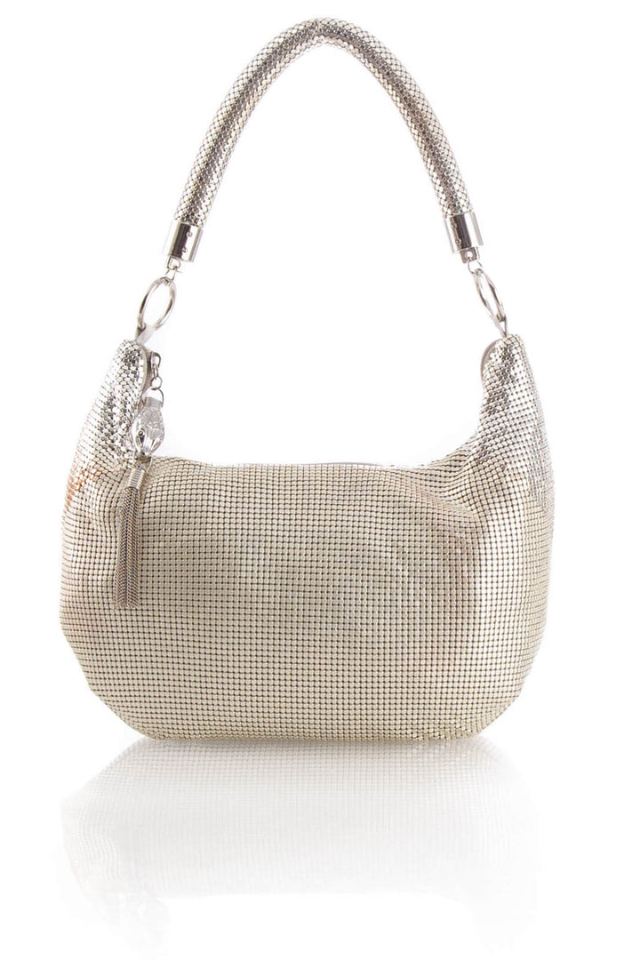 Bolsa Whiting & Davis gris, vista frontal – ClosetRehab