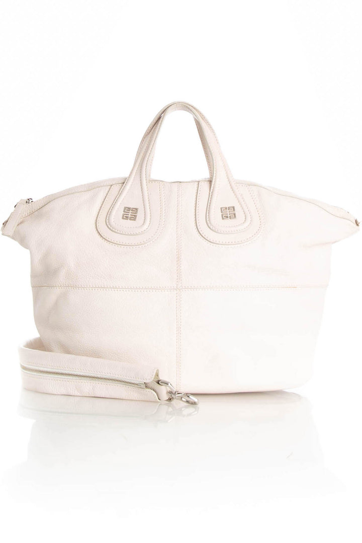 Bolsa Givenchy blanco, vista frontal – ClosetRehab