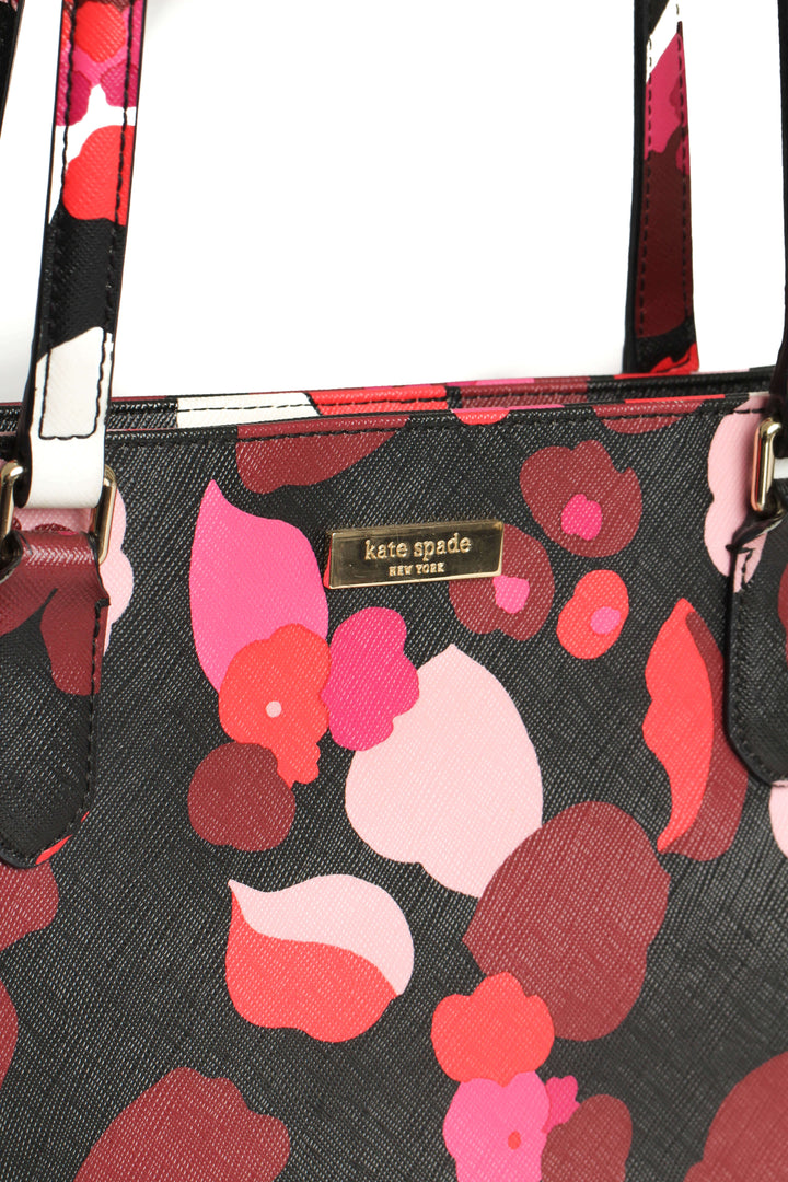 Bolsa Kate Spade negro y rojo, detalle 7 – ClosetRehab