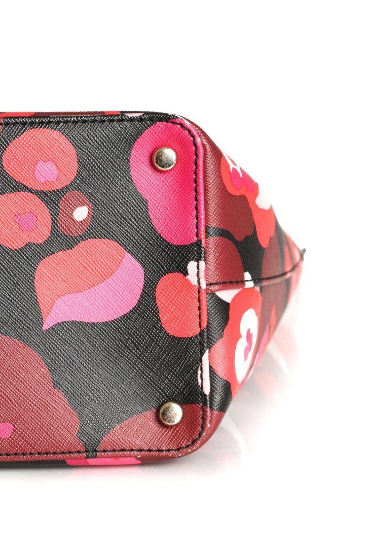 Bolsa Kate Spade negro y rojo, detalle 10 – ClosetRehab