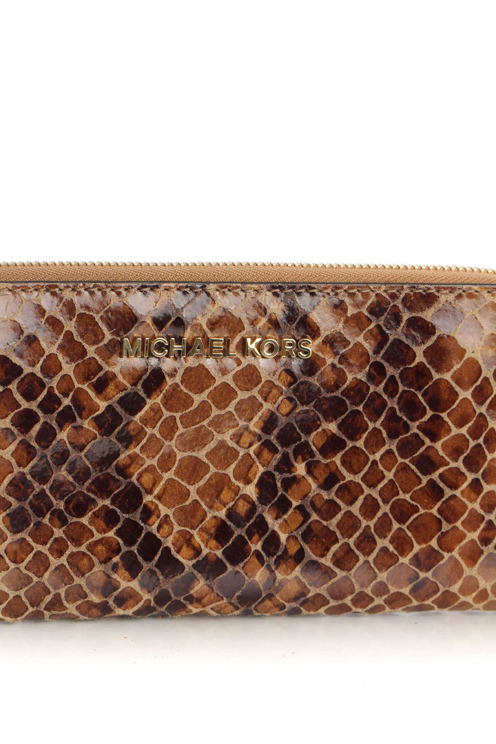 Cartera Michael Kors café, detalle – ClosetRehab