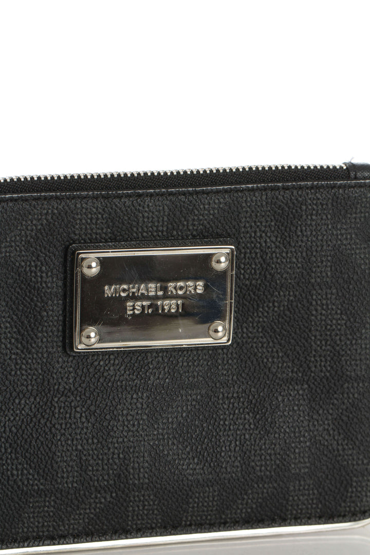 Monedero Michael Kors negro, vista lateral – ClosetRehab
