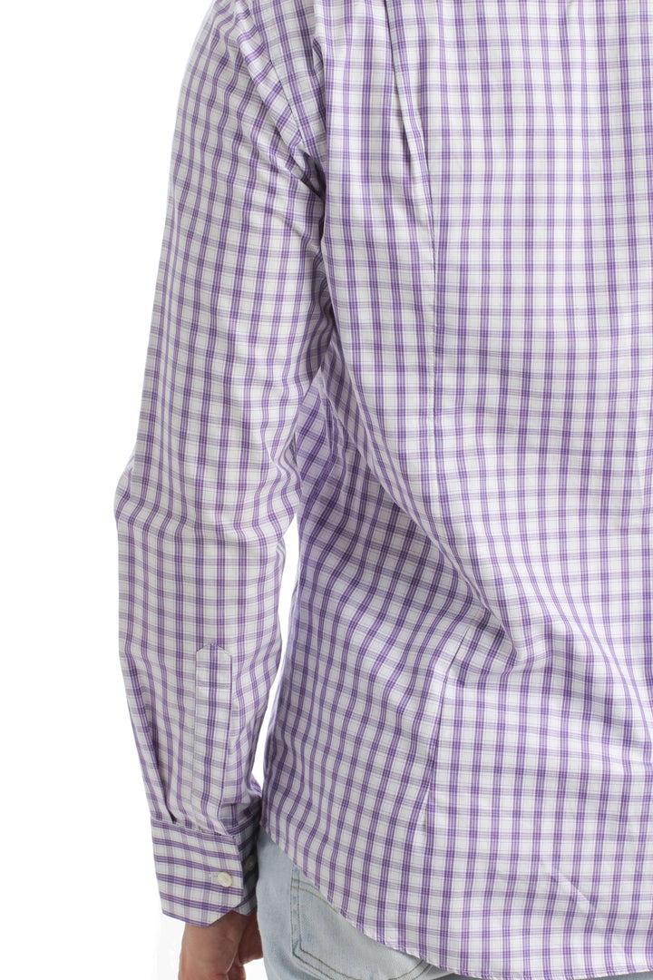 Camisa BOSS Hugo Boss morado, detalle – ClosetRehab