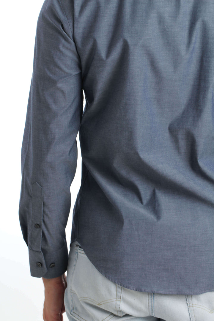 Camisa Calibrate azul, detalle – ClosetRehab