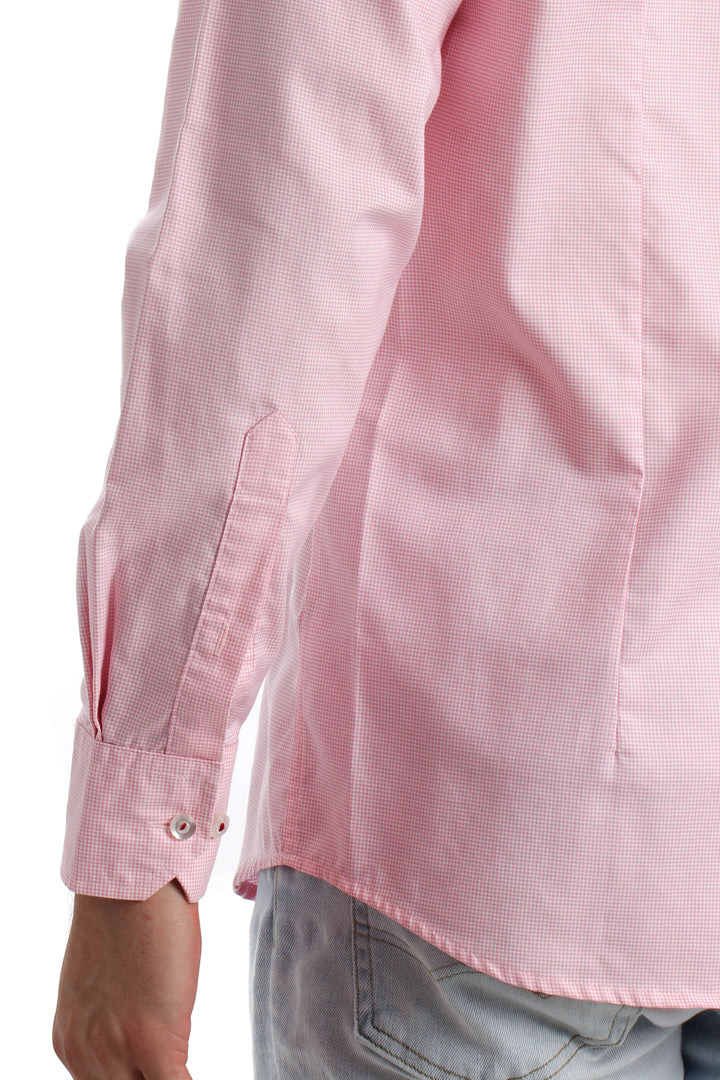 Camisa Pavone rosa, detalle – ClosetRehab