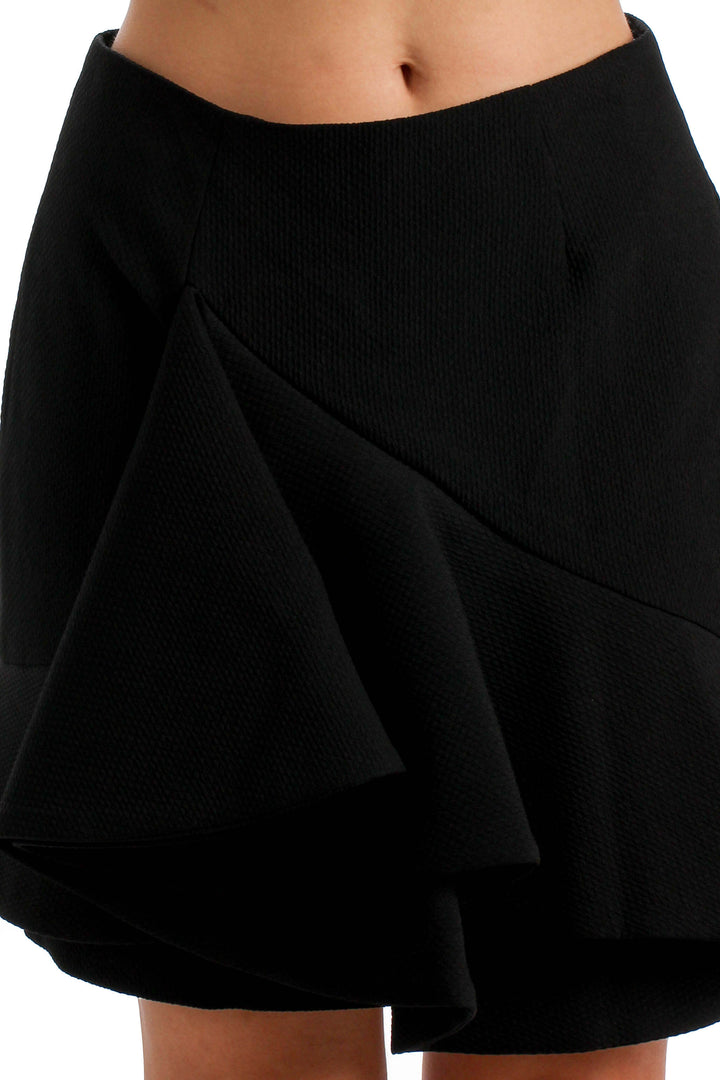 Falda Keepsake negro, vista lateral – ClosetRehab