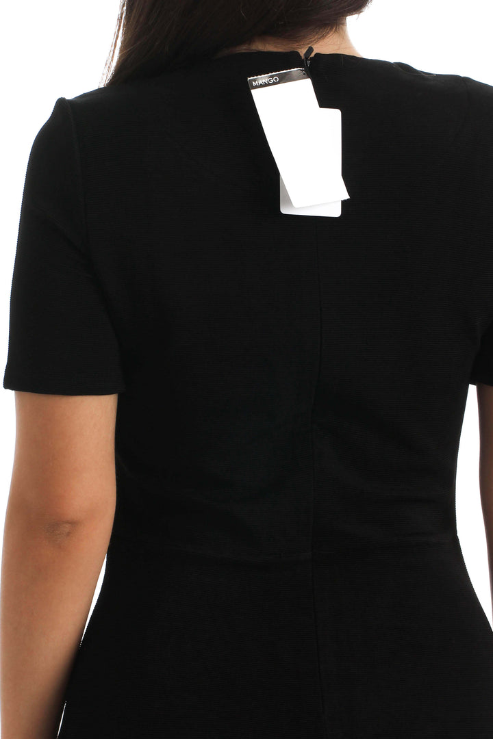Vestido Mango negro, detalle – ClosetRehab
