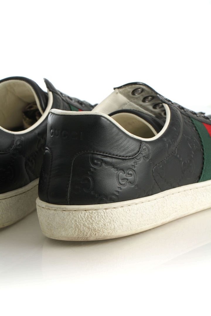 Zapato Gucci negro, detalle 8 – ClosetRehab
