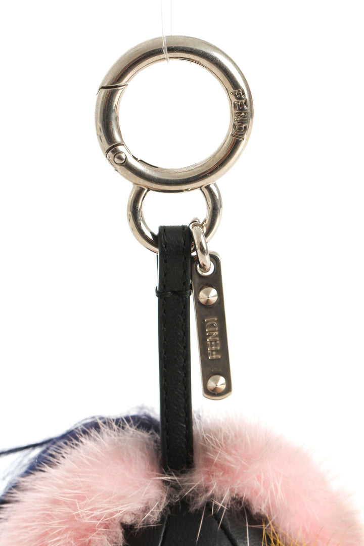 Llavero Fendi rosa, vista lateral – ClosetRehab