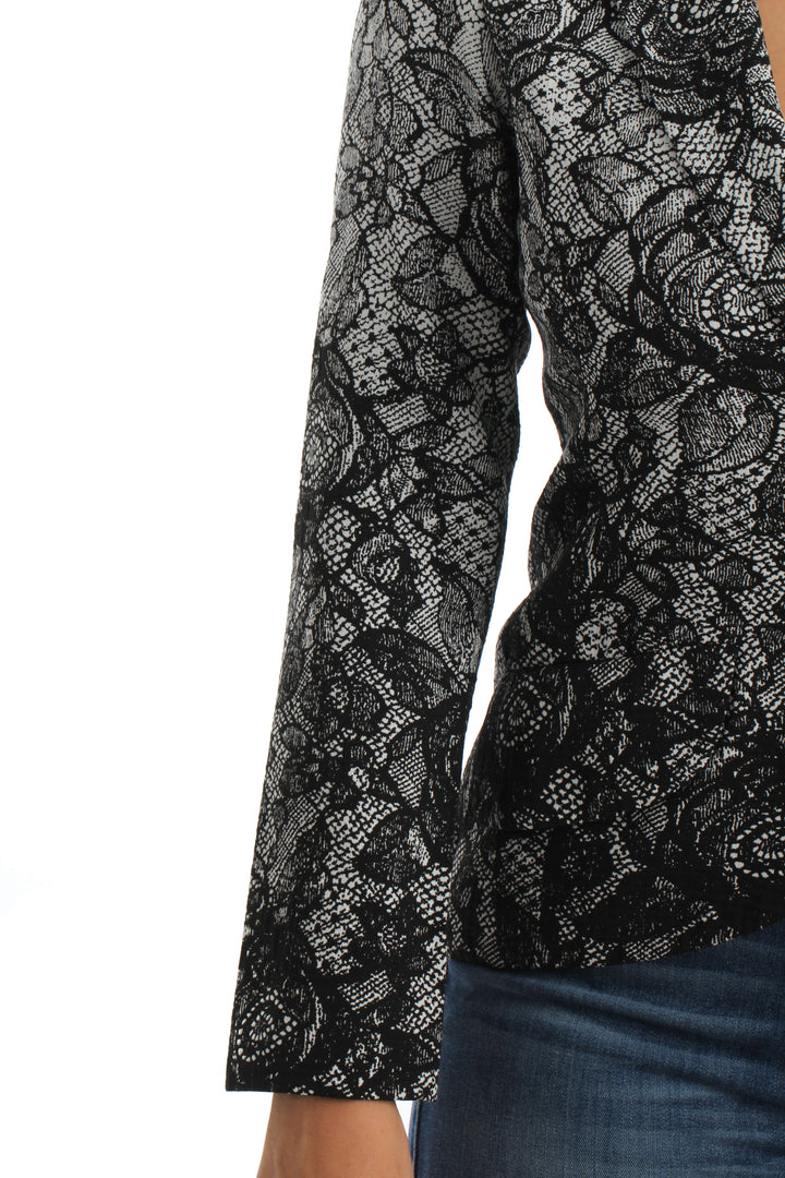 Saco Yoana Baraschi estampado, vista lateral – ClosetRehab