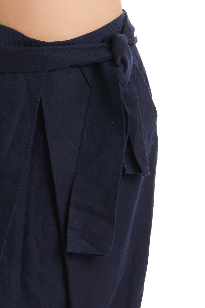 Falda Purificación García azul, vista lateral – ClosetRehab