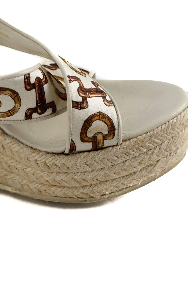 Zapato Gucci blanco, detalle 10 – ClosetRehab