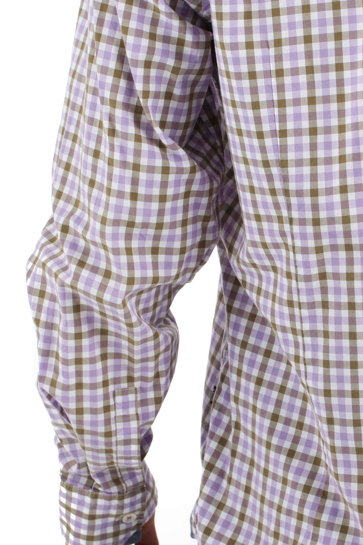 Camisa Hugo Boss morado, detalle – ClosetRehab