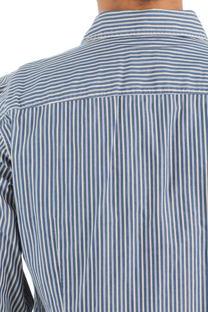 Camisa Hugo Boss azul, detalle – ClosetRehab