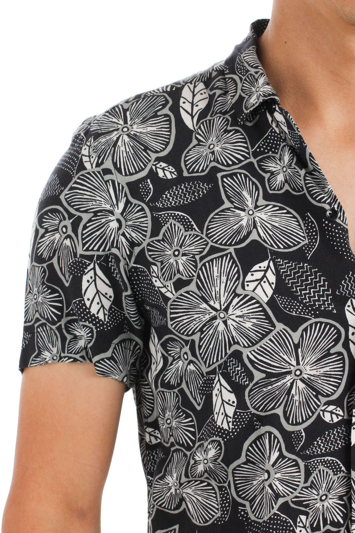Camisa Zara negro, vista lateral – ClosetRehab