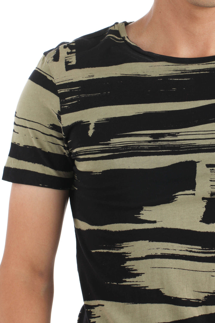 Camiseta Zara verde, vista lateral – ClosetRehab