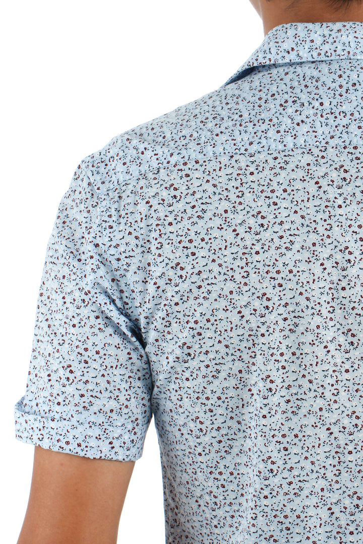 Camisa Zara azul, detalle – ClosetRehab