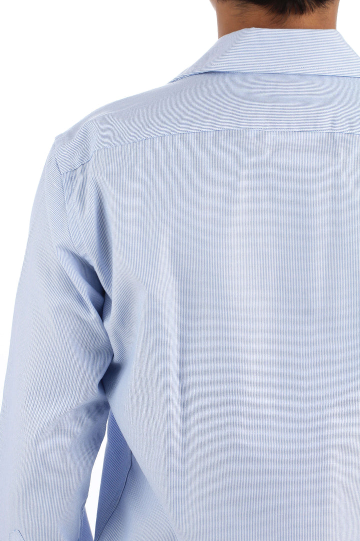 Camisa Saks Fifth Avenue azul, detalle – ClosetRehab