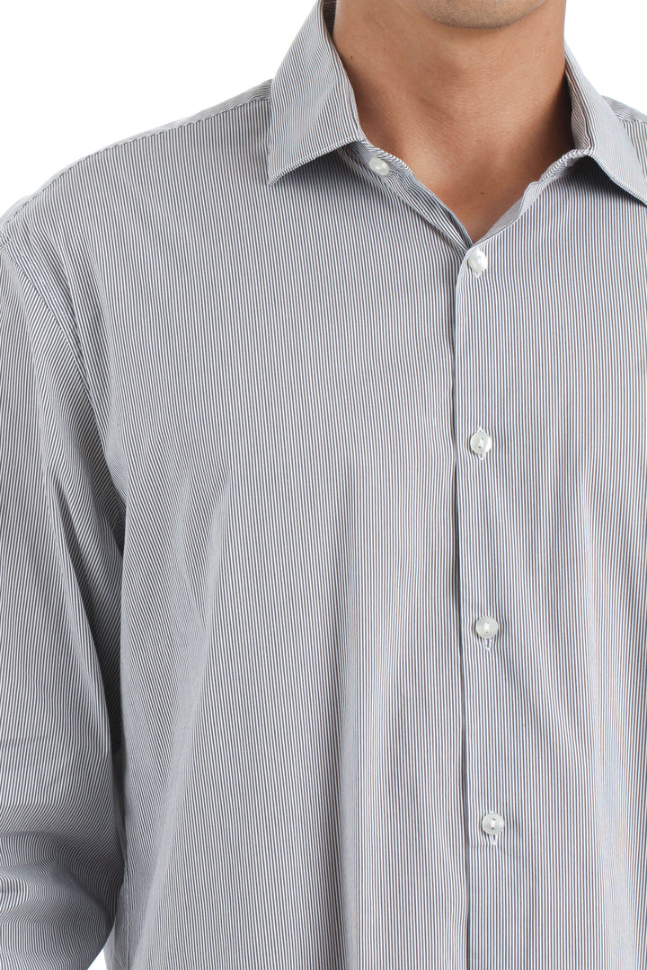 Camisa Calvin Klein gris, vista lateral – ClosetRehab