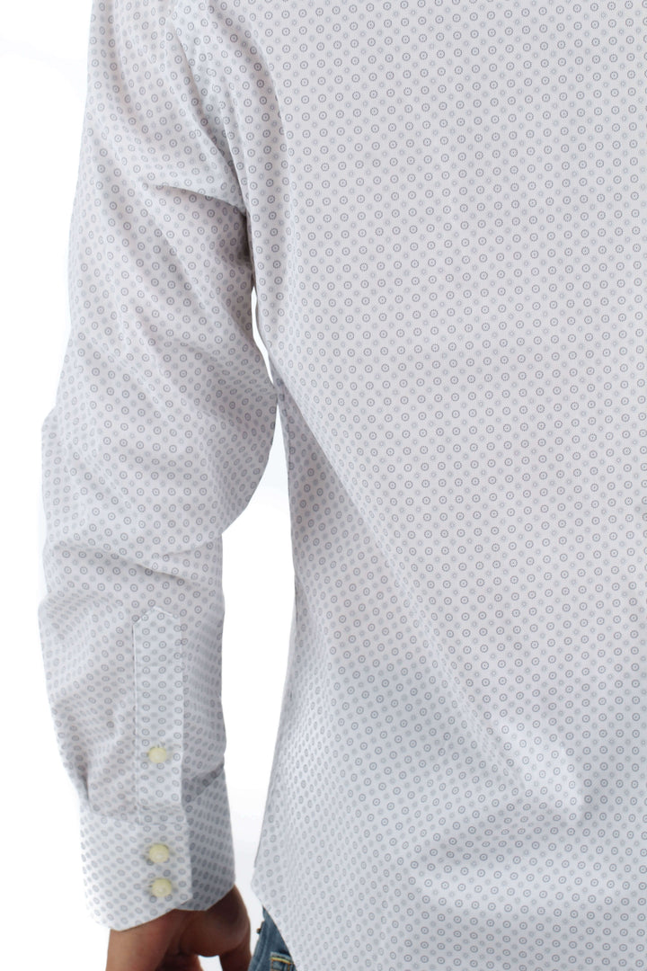 Camisa Thomas Dean blanco, detalle – ClosetRehab