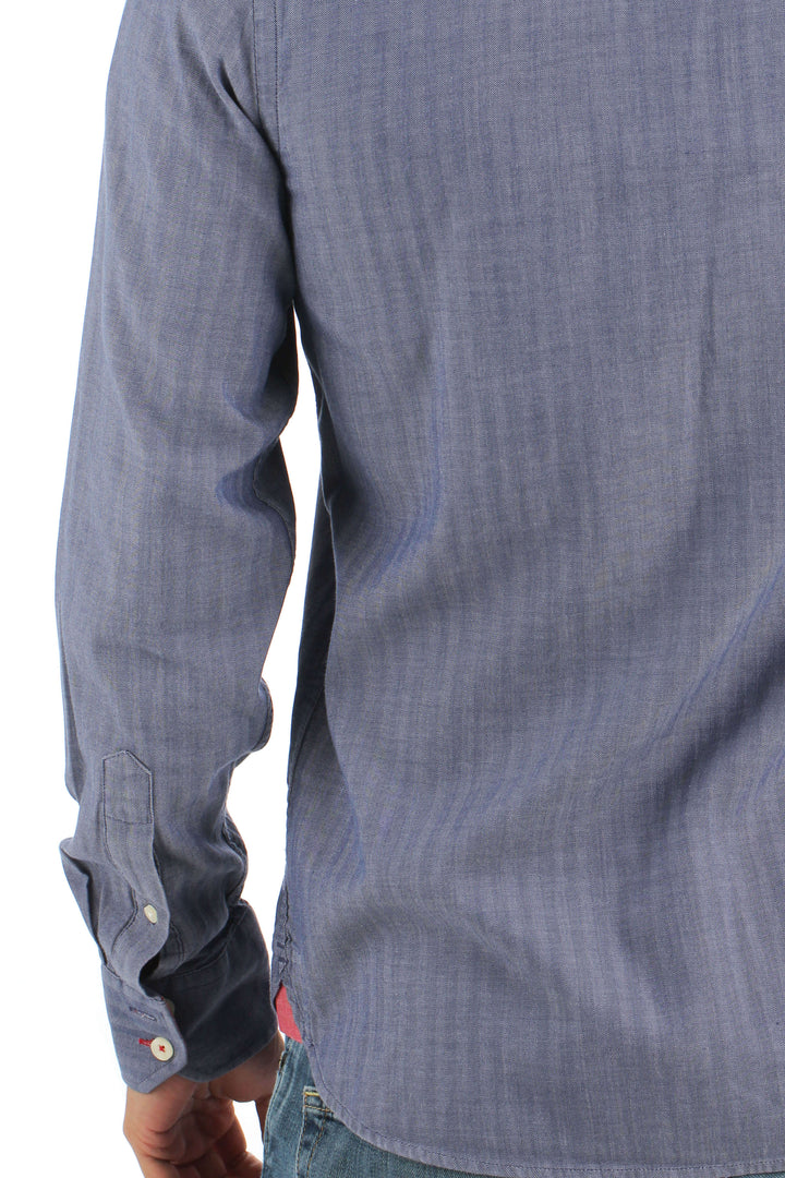 Camisa Plectrum azul, detalle – ClosetRehab