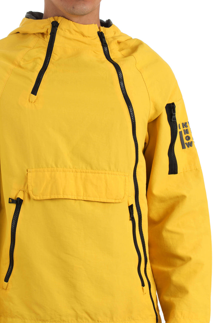 Chamarra Zara Boys amarillo, vista posterior – ClosetRehab