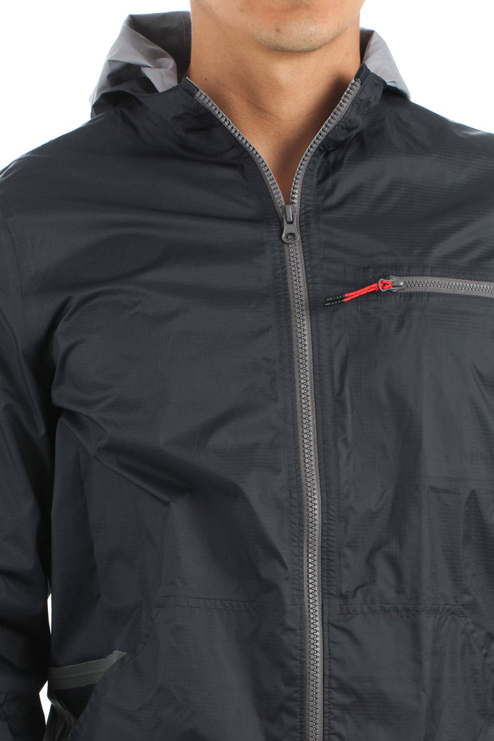 Chamarra Massimo Dutti gris, vista lateral – ClosetRehab