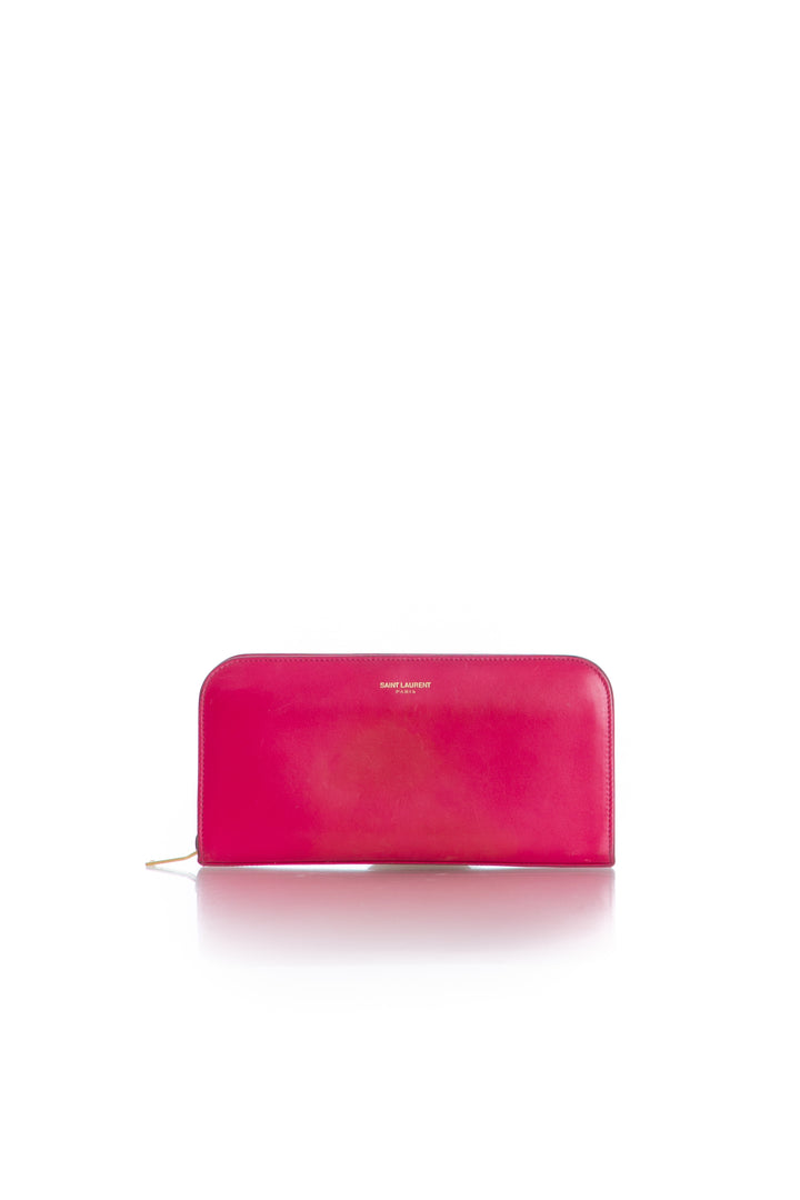 Cartera Saint Laurent rosa, vista frontal – ClosetRehab