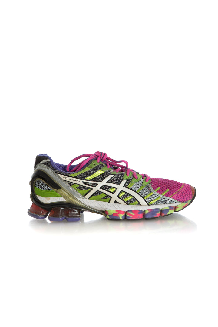 Zapato Asics rosa, vista frontal – ClosetRehab