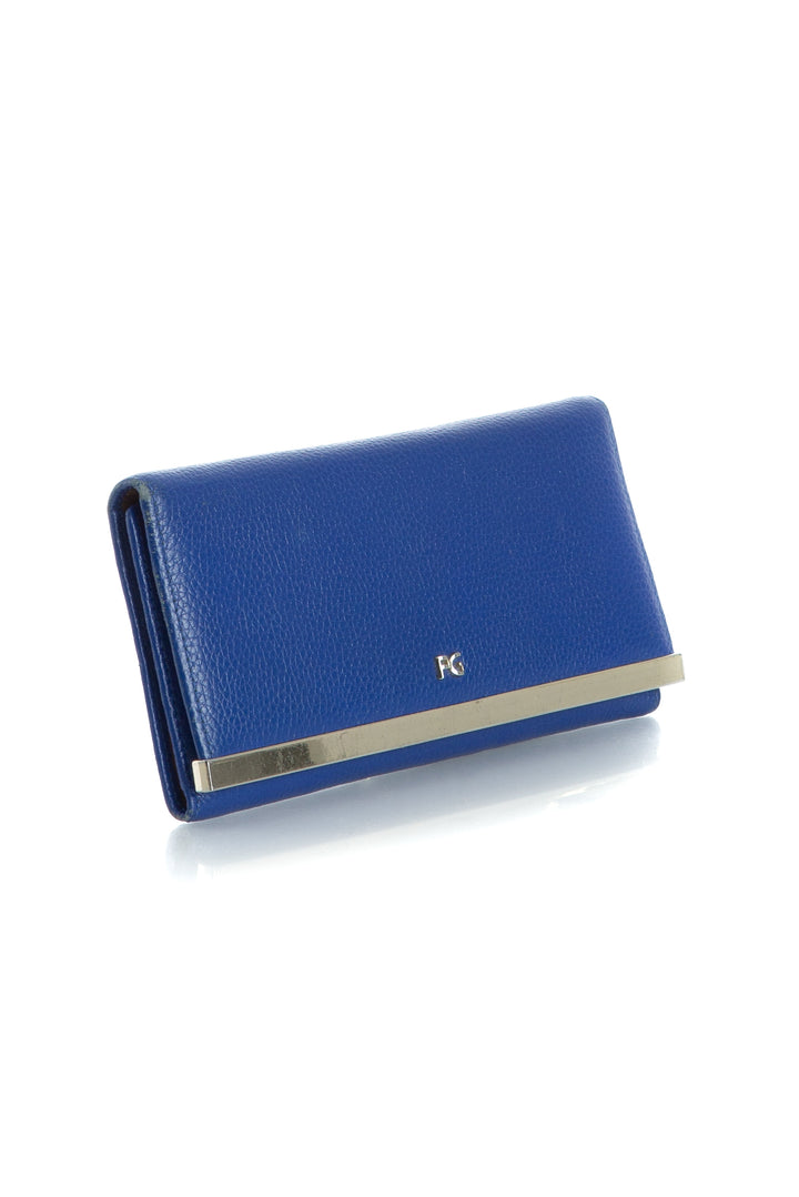 Cartera Purificación García azul, vista posterior – ClosetRehab