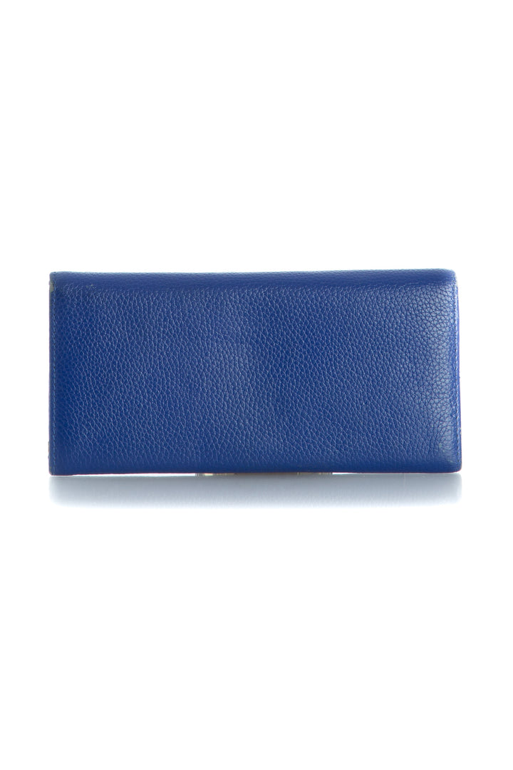 Cartera Purificación García azul, vista lateral – ClosetRehab