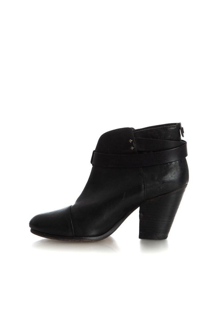 Zapato Rag & Bone negro, vista lateral – ClosetRehab