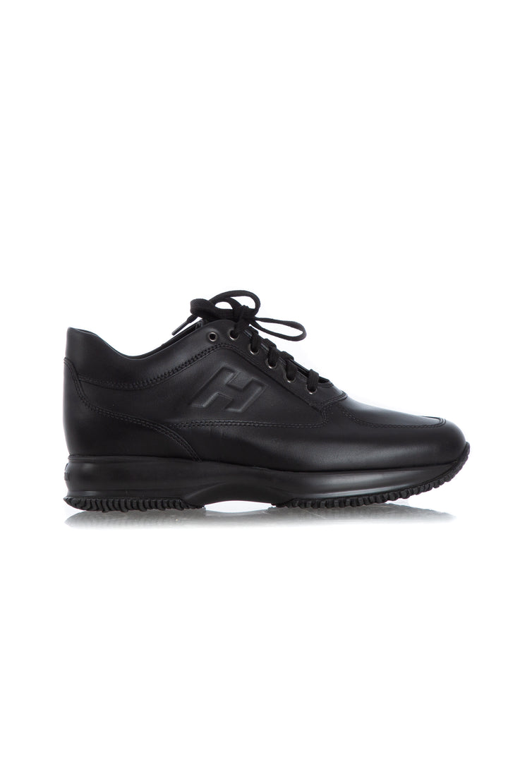 Zapato hogan negro, vista frontal – ClosetRehab