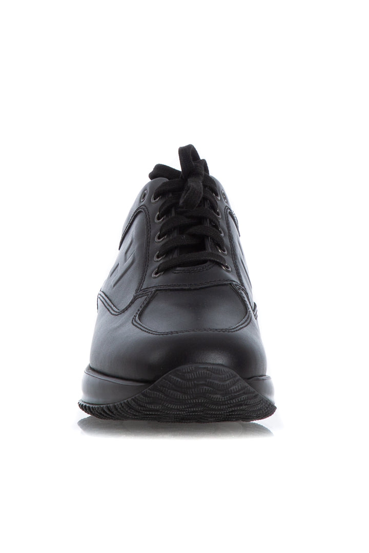 Zapato hogan negro, vista lateral – ClosetRehab