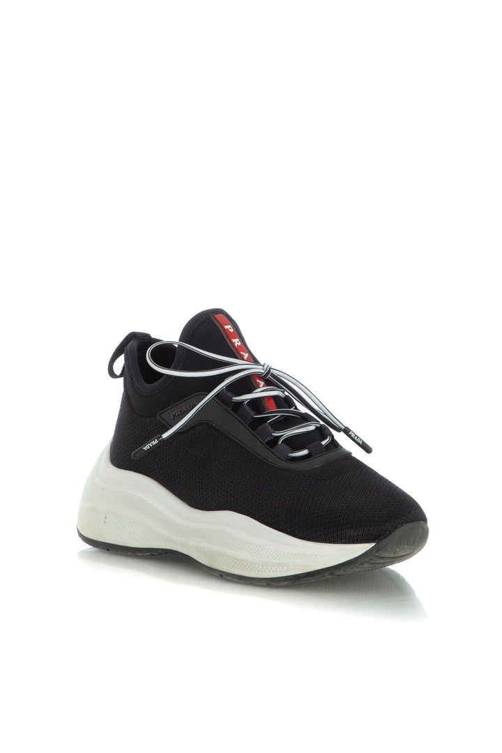 Zapato Prada negro, vista posterior – ClosetRehab