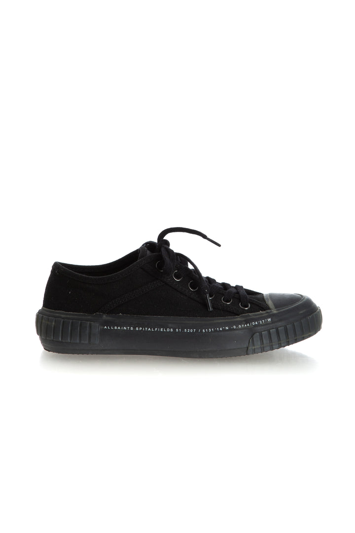 Zapato All Saint negro, vista frontal – ClosetRehab