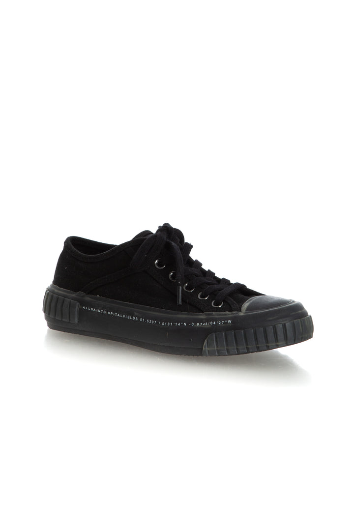 Zapato All Saint negro, vista posterior – ClosetRehab