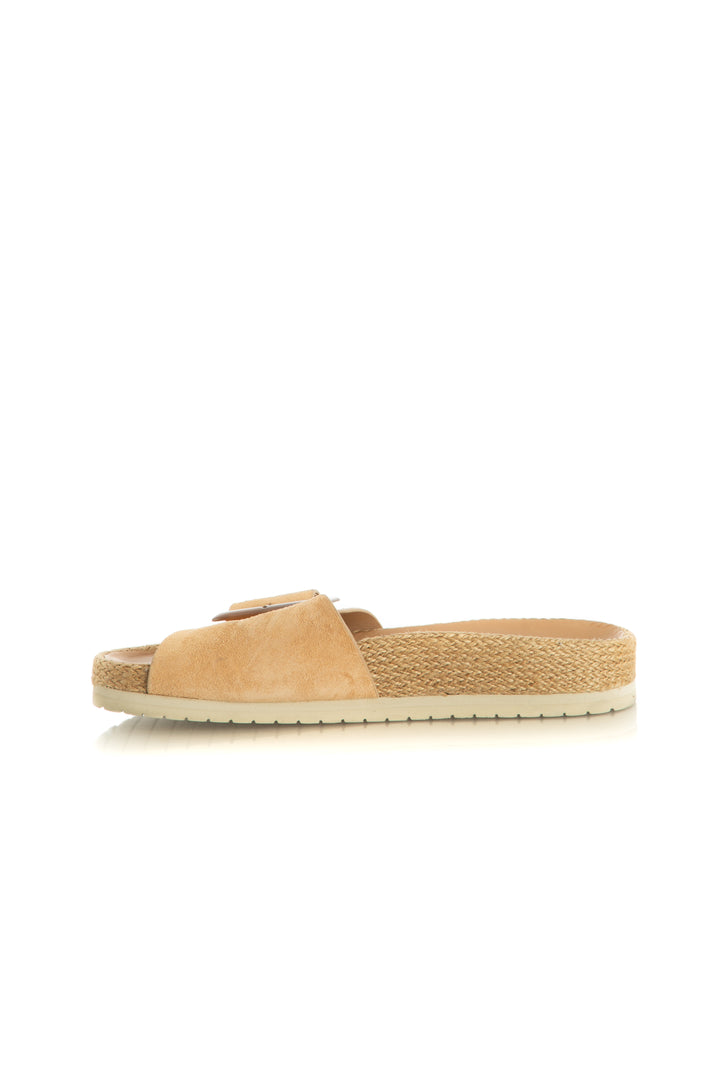 Zapato Vince beige, vista lateral – ClosetRehab