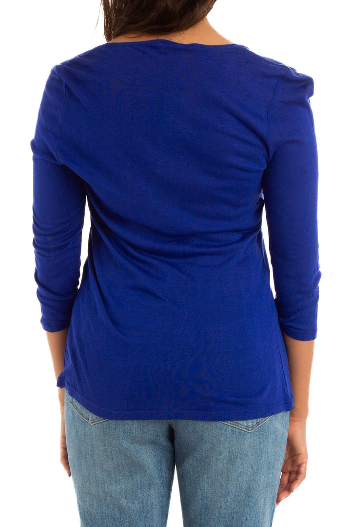 Abrigo azul, vista lateral – ClosetRehab