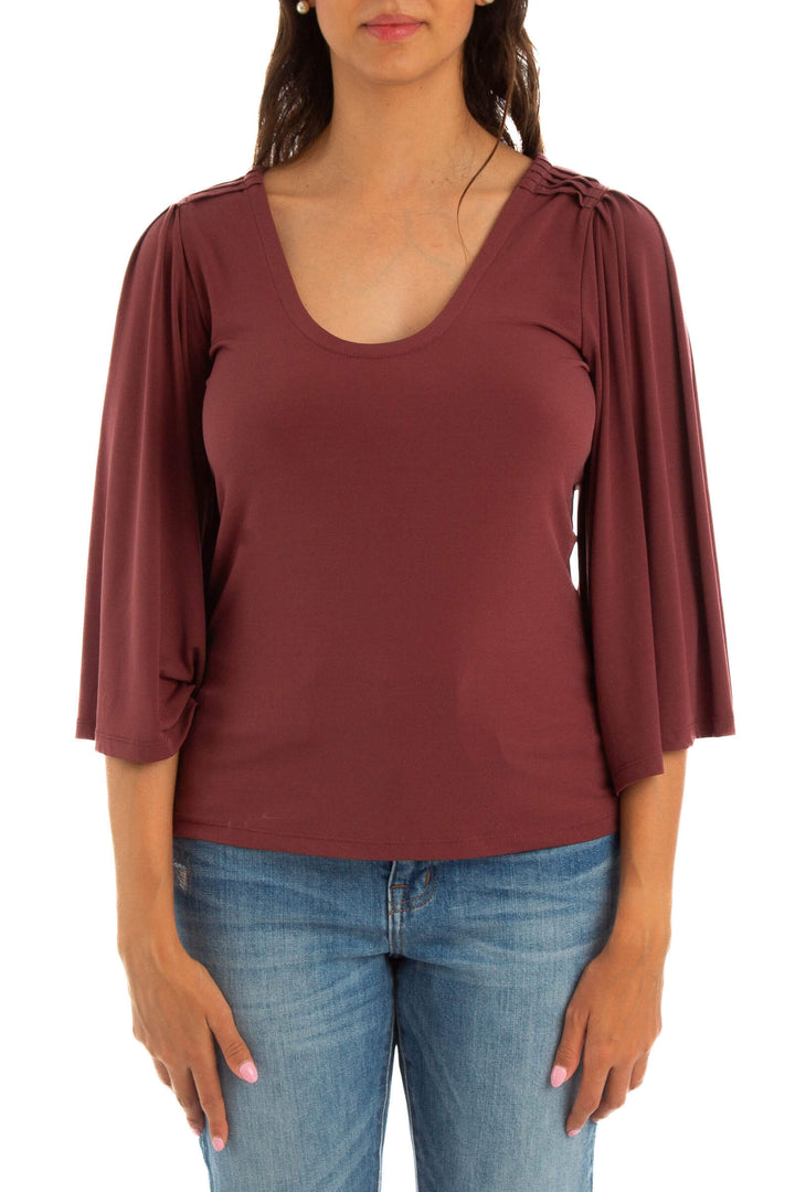 Blusa Banana Republic rojo, vista frontal – ClosetRehab