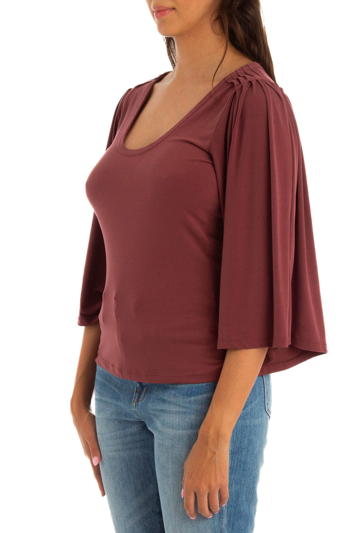 Blusa Banana Republic rojo, vista posterior – ClosetRehab