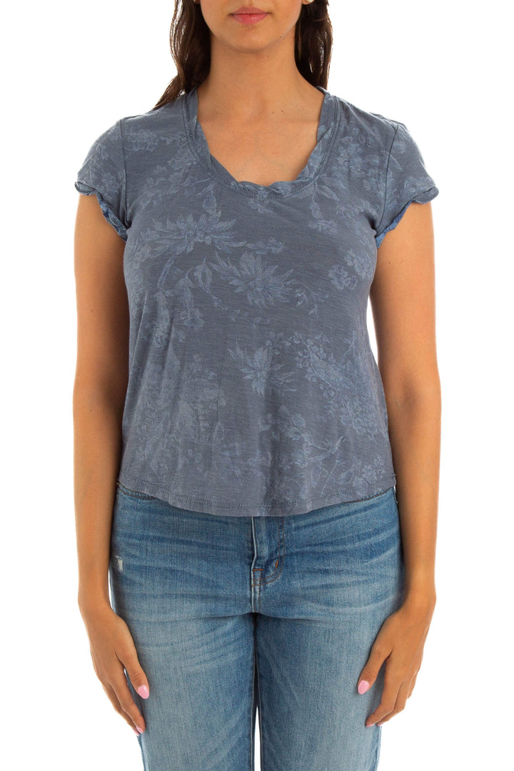 Blusa azul, vista frontal – ClosetRehab