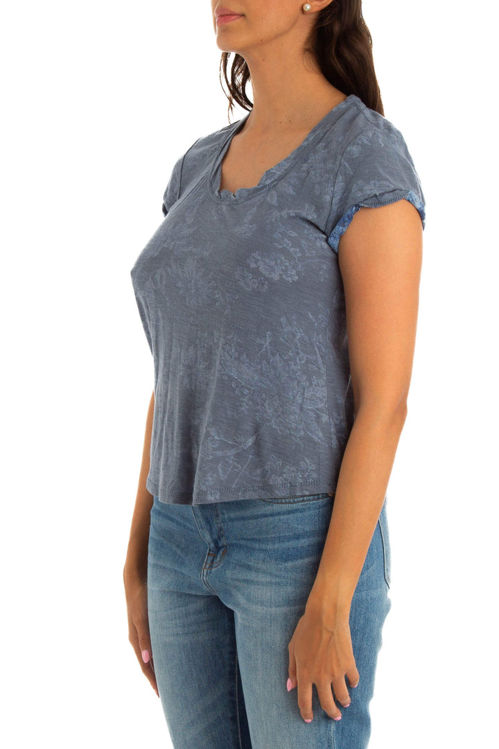 Blusa azul, vista posterior – ClosetRehab