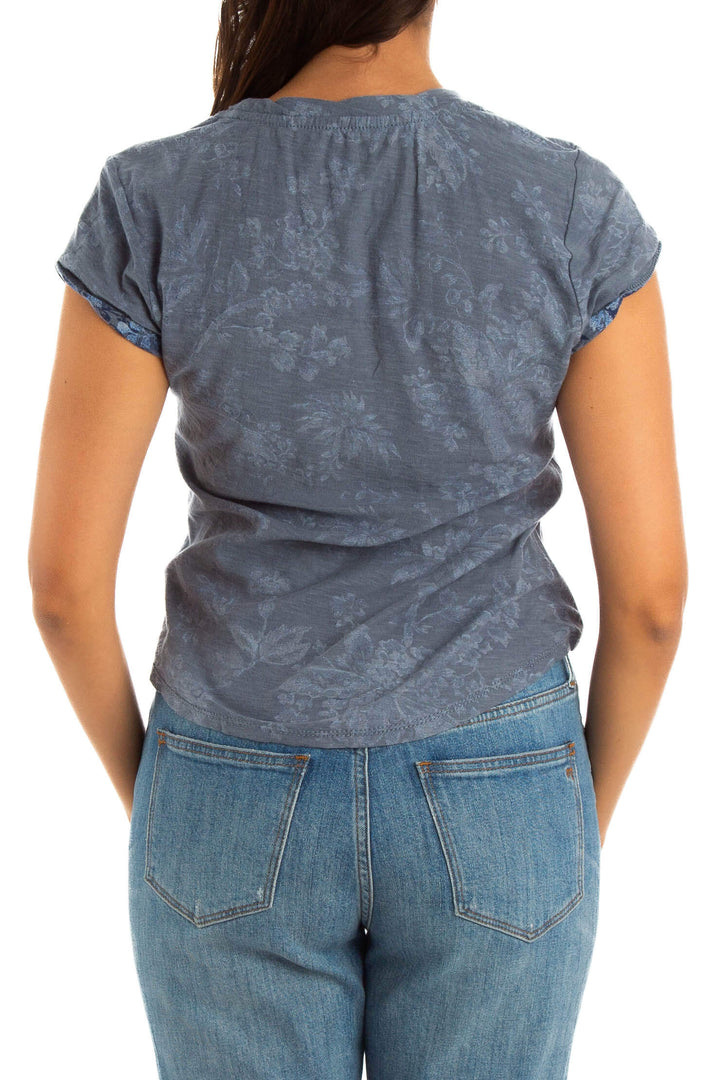 Blusa azul, vista lateral – ClosetRehab