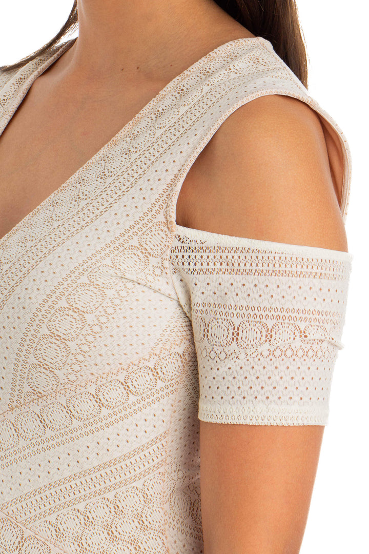 Vestido BCBG Maxazria blanco, detalle 5 – ClosetRehab