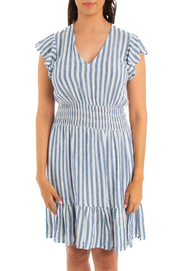 Vestido Rails blanco, vista frontal – ClosetRehab