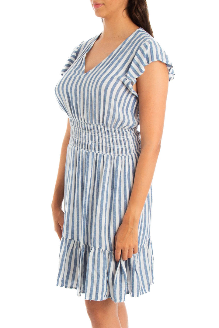 Vestido Rails blanco, vista posterior – ClosetRehab